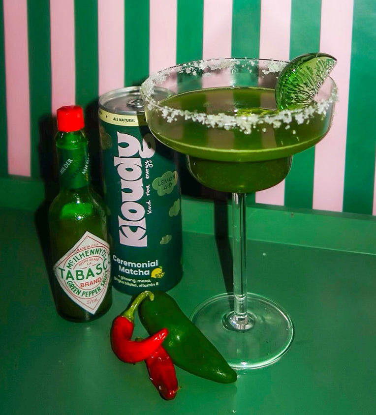 spicy matcha margarita